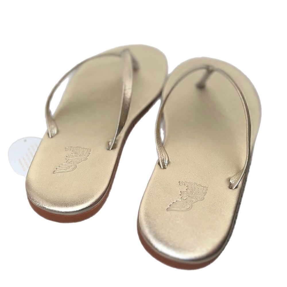 ANCIENT GREEK SAINARA Sandal in All Platinum NWB - Picture 7 of 14